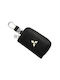 Auto Gs Keychain Wallet Mitsubishi Leather Black