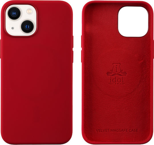 Idol 1991 Camera Guard Задна корица Силикон Червен (iPhone 13)