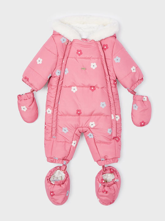 Mayoral Ecofriends Baby Bodysuit for Going Out Long-Sleeved Pink