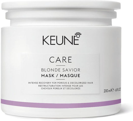Keune Care Blonde Savior Mask για Διατήρηση Χρώματος 200ml