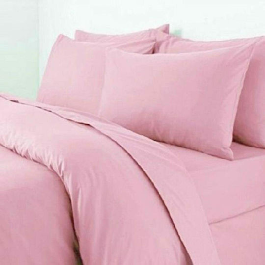MayHome Set Double 200x240 Pink Pall