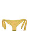 Solids Bikini Brazil με Κορδονάκια Κίτρινο