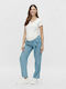 Loose Maternity Pants Light Blue