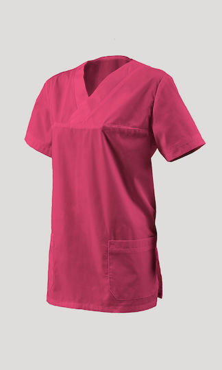 Axon Care Unisex Ιατρική Μπλούζα Φούξια