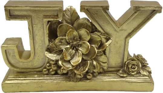 InTheBox Christmas Plastic Figure inscription Gold Length 20.5cm