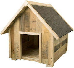 Copele Dog House Wooden Brown 59x61x65cm