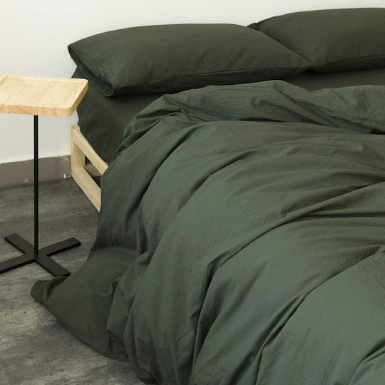 MayHome Set Double 200x240 Khaki