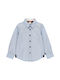 Boboli Kids Polka Dot Shirt Light Blue