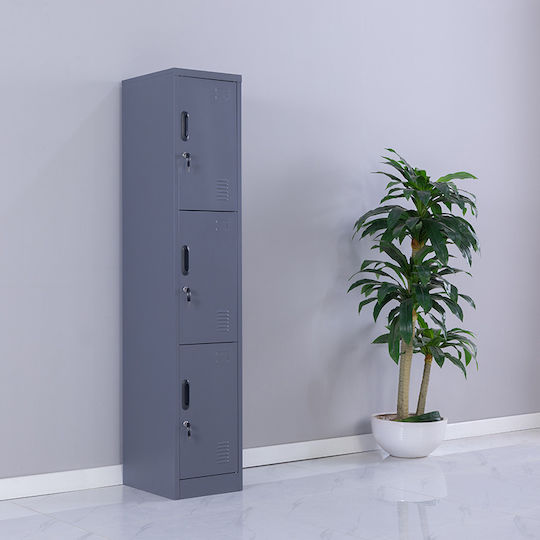 Dulap Metalic 38x45x180cm Antracit Checkmate Dulap Metalic 38x45x180cm Antracit Checkmate