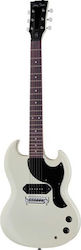 Harley Benton DC-60 Junior Polaris White