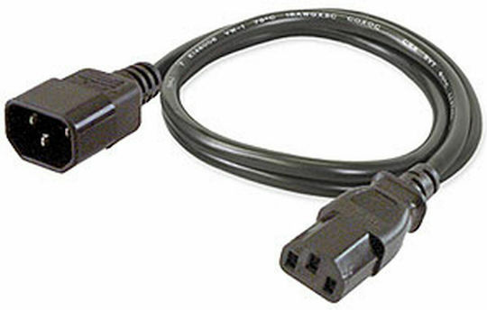 Cisco IEC C13 - IEC C14 Cable 2m Μαύρο CAB-C13-C14