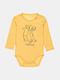 Alouette Lion King Baby Bodysuit Long-Sleeved Yellow
