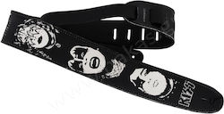 Daddario Planet Waves Signature Kiss Strap for Guitar / Bass Black