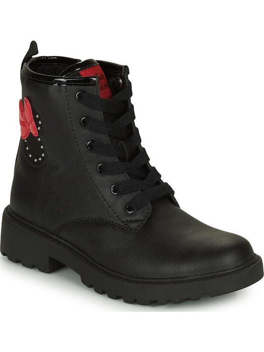 Geox J Casey Kids Boots with Zipper Black J9420G054EWC9244