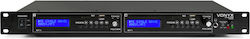 Vonyx Διπλό Επαγγελματικό Rack Media Player VX2USB MK2 με Bluetooth