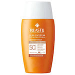 Rilastil Sun System Water Touch Wasserfest Sonnenschutz Creme Für das Gesicht SPF50 mit Farbe 50ml