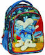 Gim Smurfs With Me School Bag Backpack Kindergarten Multicolored 12lt