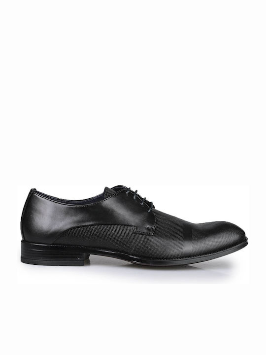 Leder Herren Freizeitschuhe Schwarz