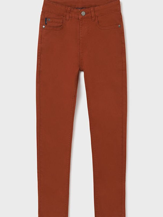 Mayoral Kids' Jeans Trousers Brown