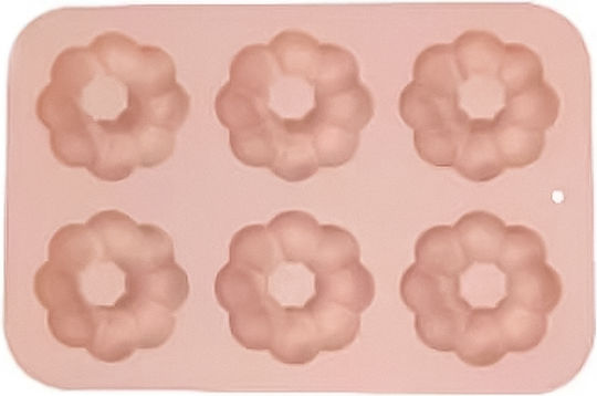 Spring No Coating Silicone Chocolates 6 Cups Baking Pan Bodysuit 26.3x18.2x1cm