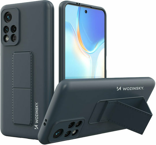 Wozinsky Kickstand Back Cover Σιλικόνης Navy Blue (Poco M4 Pro 5G / Redmi Note 11s 5G)