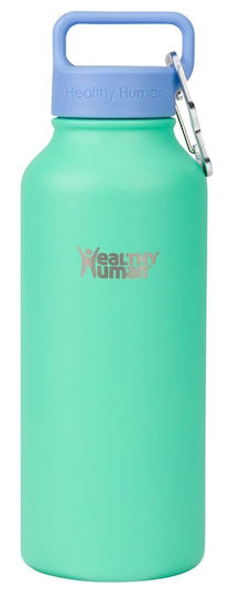 Healthy Human Sticlă Termos Oțel inoxidabil Fără BPA 940ml Albastru