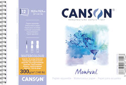 Canson Блок за акварел Montval Aqua Cold 10x15c...