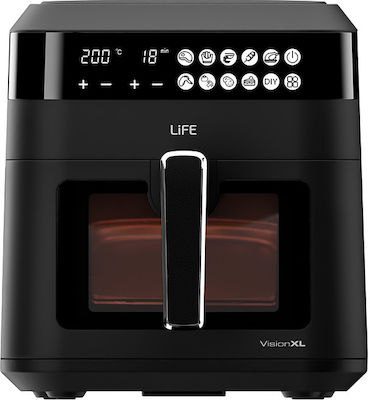 Life Vision XL Air Fryer 6.3lt Μαύρο