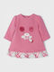 Children's Dress Sweatshirt Long Sleeve Pink