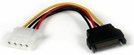 StarTech 15-Pin Sata - Cable 1.52m Πολύχρωμο LP4SATAFM6IN