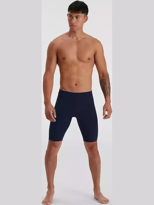 Speedo Splice Ανδρικό Αγωνιστικό Jammer Μαγιό Κολύμβησης Μπλε