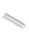 Starax Metallic Cabinet Dish Rack 76x20x14cm Silver