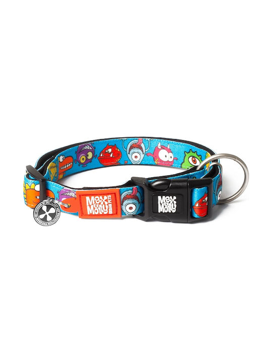 Max & Molly Little Monsters Dog Collar Medium 20mm x 34 - 55cm