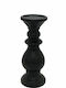 Art et Lumiere Suport pentru lumânare Ceramică Negru 9.5x9.5x21buc 1buc
