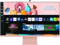 Samsung Μ80B M8 VA HDR Smart Monitor 32" 4K 3840x2160 με χρόνο απόκρισης 4ms GTG Pink