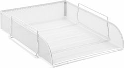 Osco Filing Tray Metallic White