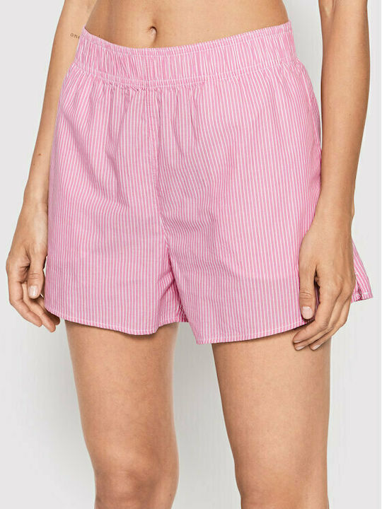 Noisy May Women's High Waist Shorts Pink