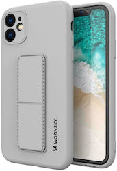 Wozinsky Kickstand Back Cover Σιλικόνης Γκρι (G...