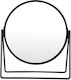 Double Sided Tabletop Makeup Mirror 17x17cm Black