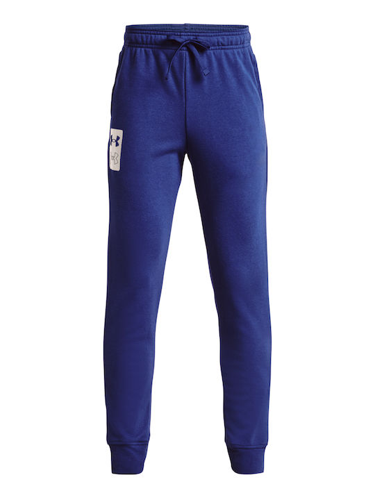 Under Armour Παιδικό Παντελόνι Φόρμας Μπλε Riva...