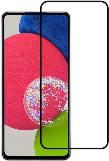 Powertech 5D Full Glue Full Face Tempered Glass Μαύρο (Galaxy A52 / A52s)