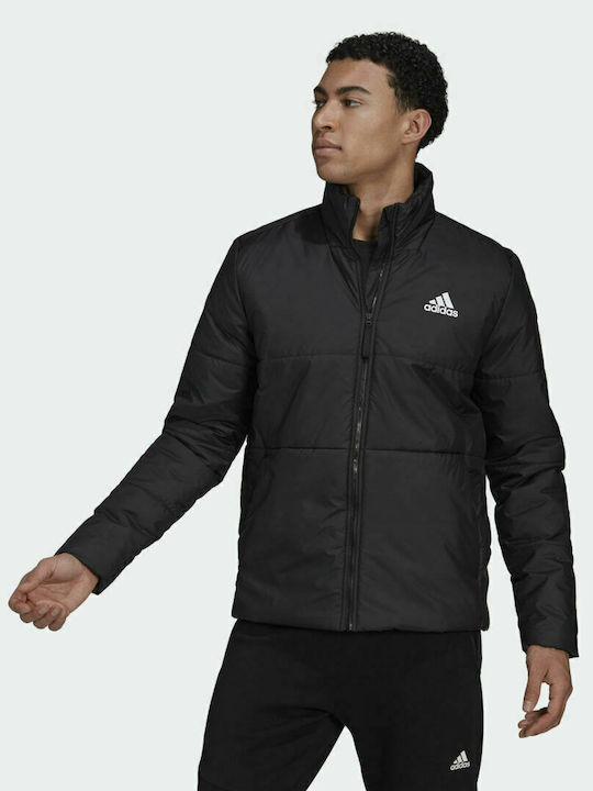 Adidas Ανδρικό Χειμωνιάτικο Μπουφάν Αδιάβροχο Μαύρο