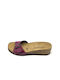 Women's anatomical clogs Goldstar 1237V-viola