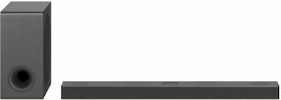 LG S80QY Soundbar 480W 3.1.3 με Ασύρματο Subwoofer και Τηλεχειριστήριο Μαύρο