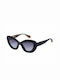 Gigi Barcelona Willow Women's Sunglasses with Black Plastic Frame and Gray Gradient Lens 6704/1