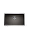 Blanco Zerox 700-IF 526246 Drop-In Sink Inox Satin W74xD44cm Dark Steel