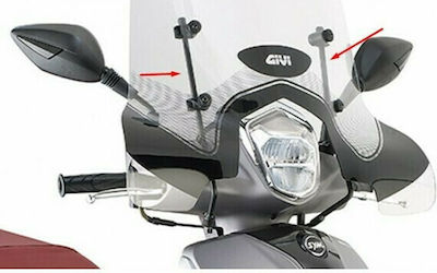 Givi Motorcycle Windshield & Windscreen Transparent Visor for Sym Symphony ST 125 A7067A