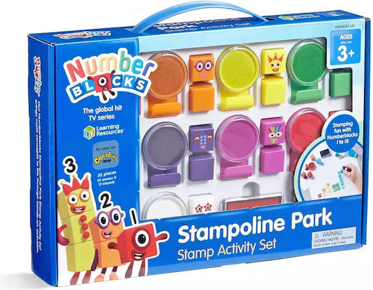 Learning Resources Numberblocks Stampoline Park Stamp Activity Set Εκπαιδευτικό Παιχνίδι Γνώσεων για 3+ Ετών