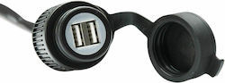 SW-Motech Мотоциклетен зарядно устройство с Портове: 2xUSB