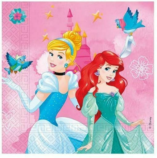 Χαρτοπετσέτες Princess Live Your Story Ροζ 33x33εκ. 20τμχ